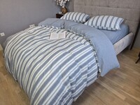 Комплект постільної білизни Paolo Jeans + Soft Jeans, Варена бавовна джинсова