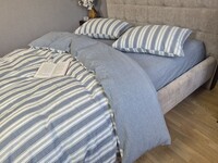 Комплект постільної білизни Paolo Jeans + Soft Jeans, Варена бавовна джинсова - фото 5