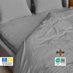 Комплект постельного белья Cloud Dream, полуторный, микросатин жатка, серо-бежевый, в подарочной упаковке, ТМ IDEIA - фото 7