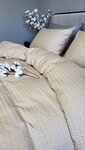 Комплект постельного белья Satin GOFRE Жатка, бежевый - фото 16
