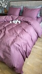 Комплект постельного белья Satin GOFRE Жатка, фиолетовый - фото 14