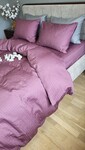 Комплект постельного белья Satin GOFRE Жатка, фиолетовый - фото 8