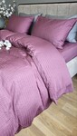 Комплект постельного белья Satin GOFRE Жатка, фиолетовый - фото 9