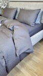 Комплект постельного белья Satin GOFRE Жатка, графит - фото 9