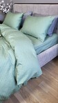 Комплект постельного белья Satin GOFRE Жатка, полынь - фото 13