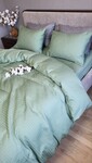 Комплект постельного белья Satin GOFRE Жатка, полынь - фото 8