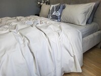Комплект постельного белья Серо-бежевый, бязь PREMIUM, ТМ Комфорт-текстиль - фото 9