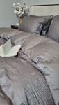 Комплект постельного белья Sguare Dark Grey, Сатин JACQUARD, ТМ Комфорт-текстиль - фото 6