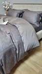 Комплект постельного белья Sguare Dark Grey, Сатин JACQUARD, ТМ Комфорт-текстиль - фото 7