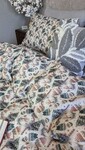 Комплект постільної білизни Шапулі Turkish Flannel 5D зі сніговиками та шапками - фото 10