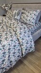 Комплект постільної білизни Шапулі Turkish Flannel 5D зі сніговиками та шапками - фото 6