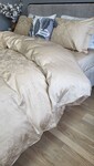 Комплект постельного белья Tiara Beige, Сатин Жаккард, ТМ Комфорт-текстиль - фото 12