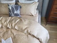 Комплект постельного белья Tiara Beige, Сатин Жаккард, ТМ Комфорт-текстиль - фото 16