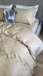 Комплект постельного белья Tiara Beige, Сатин Жаккард, ТМ Комфорт-текстиль - фото 10