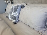 Комплект постельного белья Tiara Grey, Сатин JACQUARD, ТМ Комфорт-текстиль - фото 11