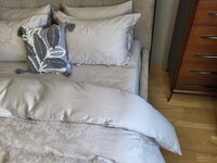 Комплект постельного белья Tiara Grey, Сатин JACQUARD, ТМ Комфорт-текстиль - фото 8