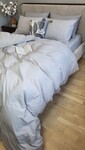 Комплект постельного белья Вареный хлопок, Ash Gray Washed Cotton W1221 - фото 3