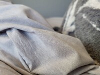 Комплект постельного белья Вареный хлопок, Ash Gray Washed Cotton W1221 - фото 7