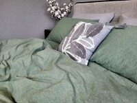 Комплект постельного белья Вареный хлопок, Forest Green Washed Cotton W1151 - фото 10