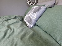 Комплект постельного белья Вареный хлопок, Forest Green Washed Cotton W1151 - фото 3