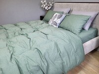 Комплект постельного белья Вареный хлопок, Forest Green Washed Cotton W1151 - фото 4
