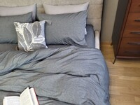 Комплект постільної білизни Варена бавовна, Graphite Washed Cotton W1141 - фото 15