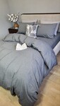 Комплект постільної білизни Варена бавовна, Graphite Washed Cotton W1141 - фото 4