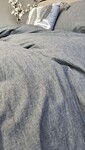 Комплект постільної білизни Варена бавовна, Graphite Washed Cotton W1141 - фото 8