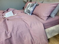 Комплект постельного белья Вареный хлопок, Mauve Washed Cotton W1181 - фото 6