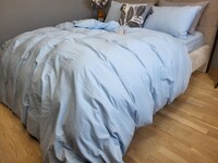 Комплект постельного белья Вареный хлопок, Sky Blue Washed Cotton W1281