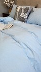 Комплект постельного белья Вареный хлопок, Sky Blue Washed Cotton W1281 - фото 8