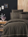 Комплект постельного белья Alisa Brown First Choice Ranforce DARK Deluxe Евро шоколадный - фото 1