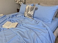 Комплект постільної білизни Блакитний берег Turkish Flannel S143 - фото 4