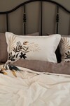 Комплект постільної білизни Monet La Romano 300TC Premium Сатин Євро слонова кістка - фото 3