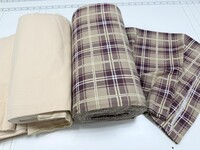 Комплект постільної білизни Навібежева пастель Turkish Flannel в клітинку - фото 8