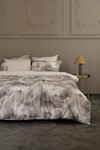 Комплект постільної білизни Ruska Beige First Choice Сатин Євро абстрактний