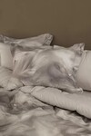 Комплект постільної білизни Ruska Beige First Choice Сатин Сімейний абстрактний - фото 3