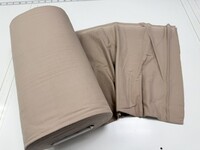 Комплект постільної білизни Темний беж Turkish Flannel тауп S122 - фото 13