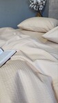 Комплект постільної білизни S109 Світлий беж, Ранфорс Гофре, ТМ Комфорт-текстиль - фото 16