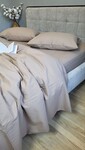 Комплект постільної білизни S122 Темный беж, Ранфорс Гофре, ТМ Комфорт-текстиль - фото 9