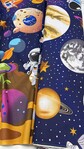 Комплект постільної білизни Космос, бязь, астронавти, планети - фото 3