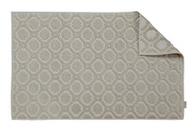 Килимок для нiг Gursan Cotton 50x80 бавовняний поштучно Grid беж