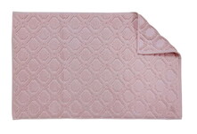 Килимок для нiг Gursan Cotton 50x80 бавовняний поштучно Grid пудра