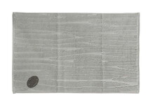 Килимок для нiг Gursan Cotton 50x80 бавовняний поштучно Stripe світло-сірий