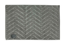 Килимок для нiг Gursan Cotton 50x80 бавовняний поштучно Wave сірий