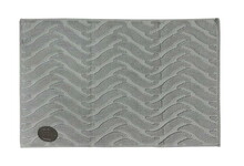 Килимок для нiг Gursan Cotton 50x80 бавовняний поштучно Wave світло-сірий