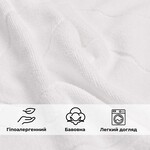 Коврик для ног в ванную комнату, 50 x 70 см, плотность 700 гм2,белый с ножками, ТМ IDEIA - фото 7