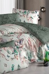 Комплект постільної білизни Reneta Green, Євро, Сатин PREMIUM 300TC, ТМ La Romano - фото 2