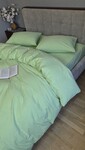 Комплект постельного белья Lime green, Вареный хлопок (Washed Cotton) W1371 - фото 8