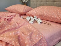 Комплект постільної білизни Марсель персик, GOFRE DUO LOFT - фото 6